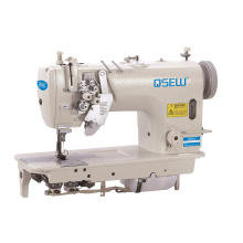 QS-8750 High speed double needle lockstitch big hook needle seperated industrial sewing machine